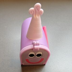 Blues Clues Purple Mailbox Birthday Hat Subway Plastic Toy Vintage Viacom 1998
